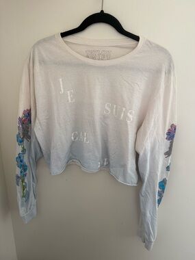 AUTHENTIC Taylor Swift Je Suis Calme Crop Top - NWOT - Lover Era Official Merch